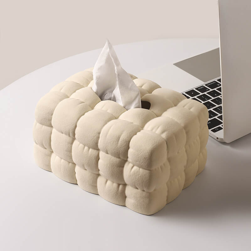 Lighteme Bread Ceramic Tissue Box