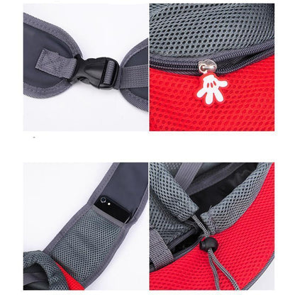 Lighteme Breathable Pet Adjustable Sling Bag (5 colors & 2 sizes)