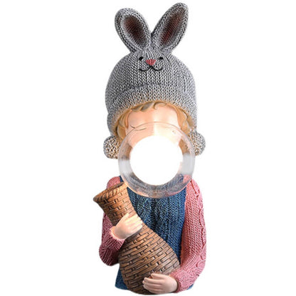 Lighteme Hasenohr-Bubble-Girl-Schreibtischlampe
