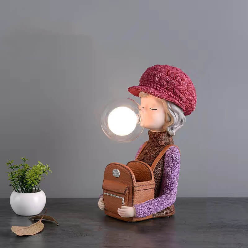 Lighteme Hasenohr-Bubble-Girl-Schreibtischlampe