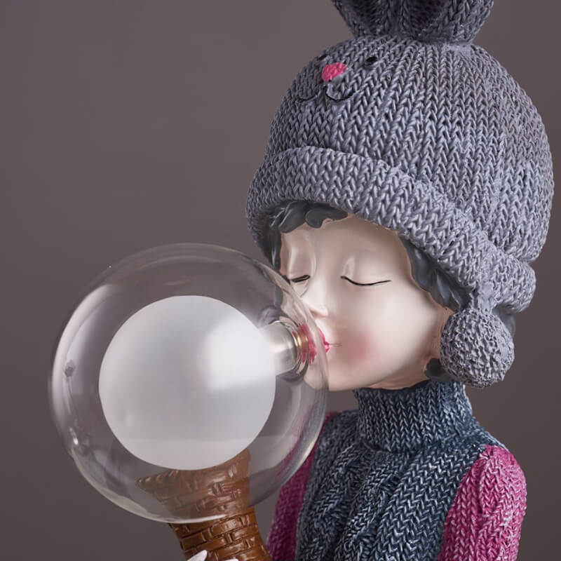Lighteme Hasenohr-Bubble-Girl-Schreibtischlampe