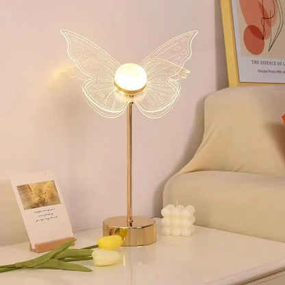 Lampe de table Lighteme Butterfly Flower