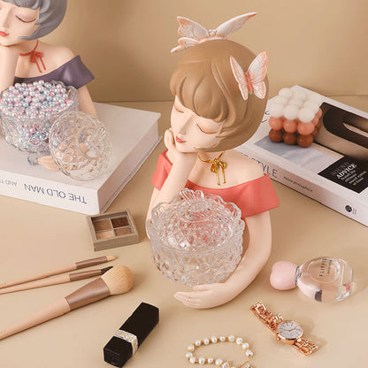 Lighteme Butterfly Girl Desktop Storage Decoration