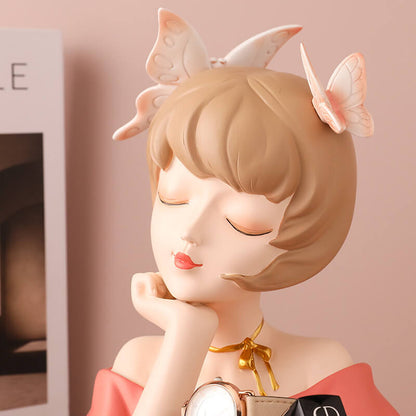 Lighteme Butterfly Girl Desktop Storage Decoration