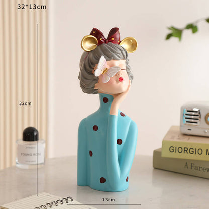 Lighteme Butterfly Girl Sculpture Ornament