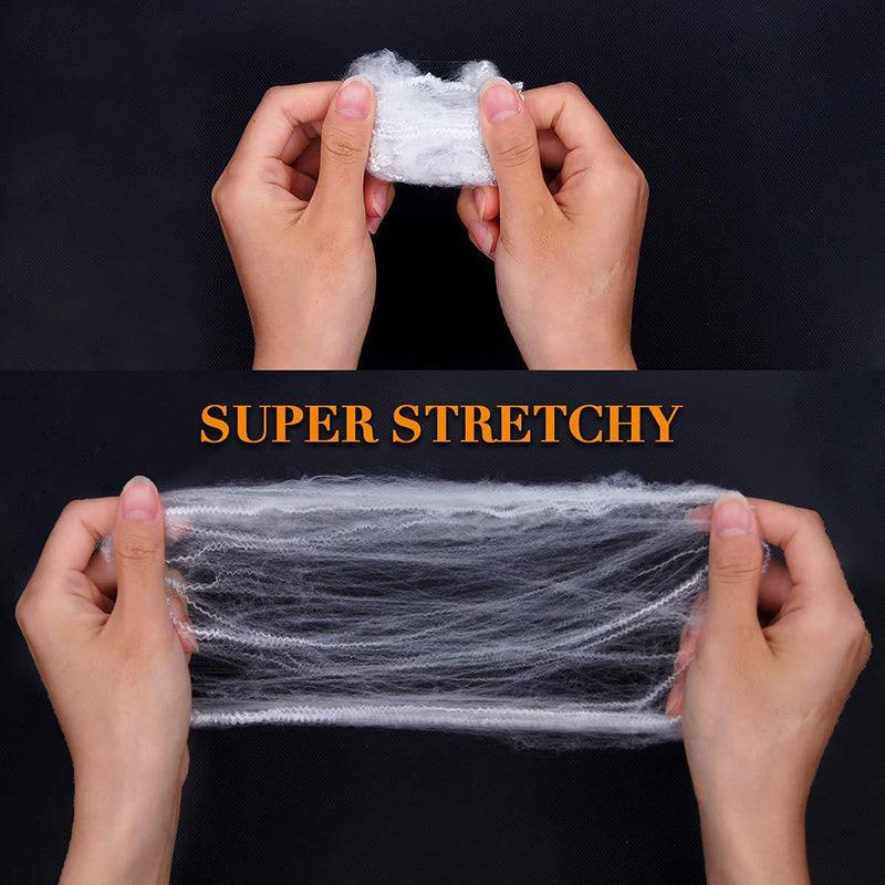 Lighteme Halloween Super Stretch Spinnennetz