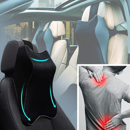 Lighteme Ergonomisches Nacken- und Rückenkissen fürs Auto