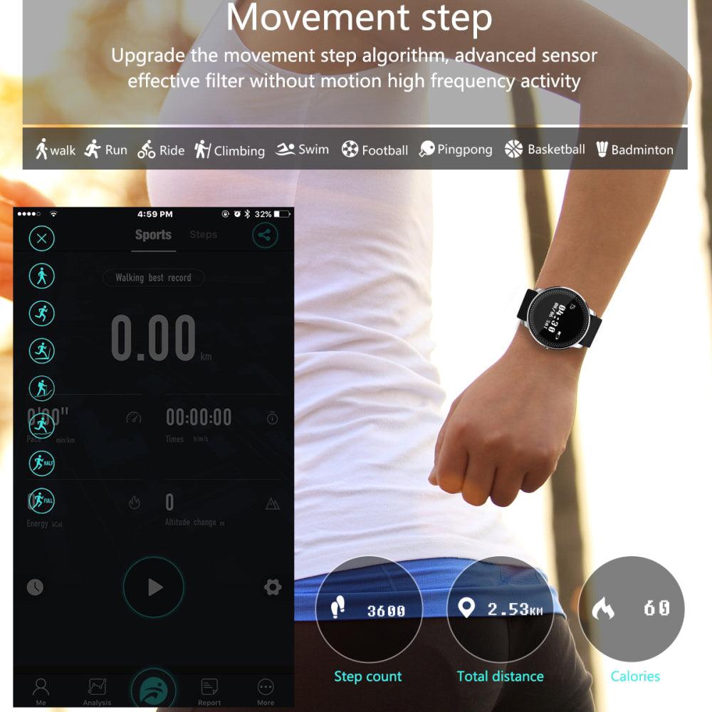 Wasserdichtes Smart-Fitnessarmband von Lighteme