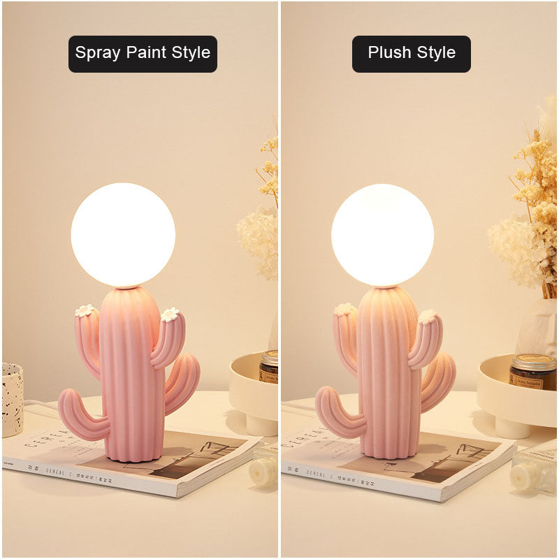 Lighteme Cactus Resin Table Lamp
