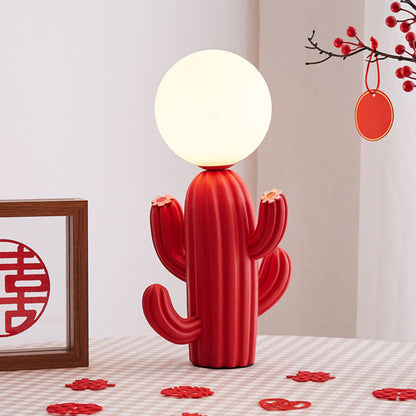Lighteme Cactus Resin Table Lamp