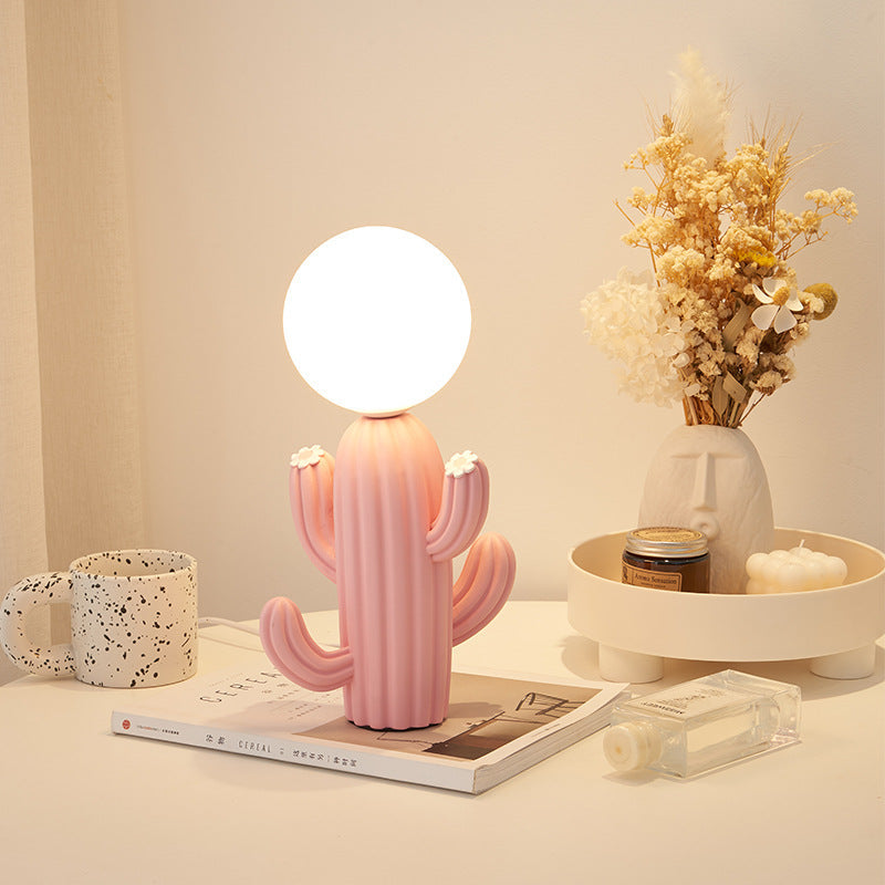 Lighteme Cactus Resin Table Lamp