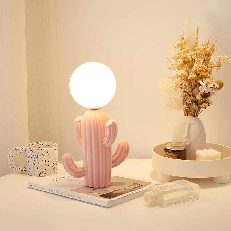 Lighteme Cactus Resin Table Lamp