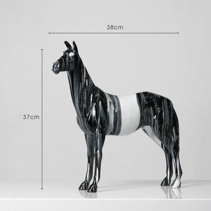 Lighteme Camouflage Horse Decorative Ornaments