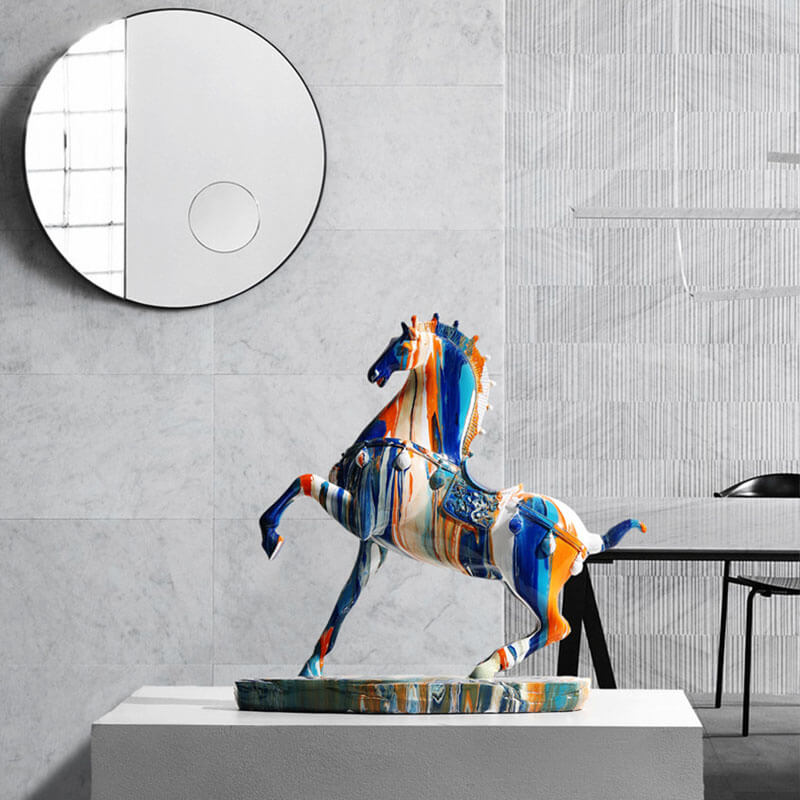 Lighteme Camouflage Horse Decorative Ornaments