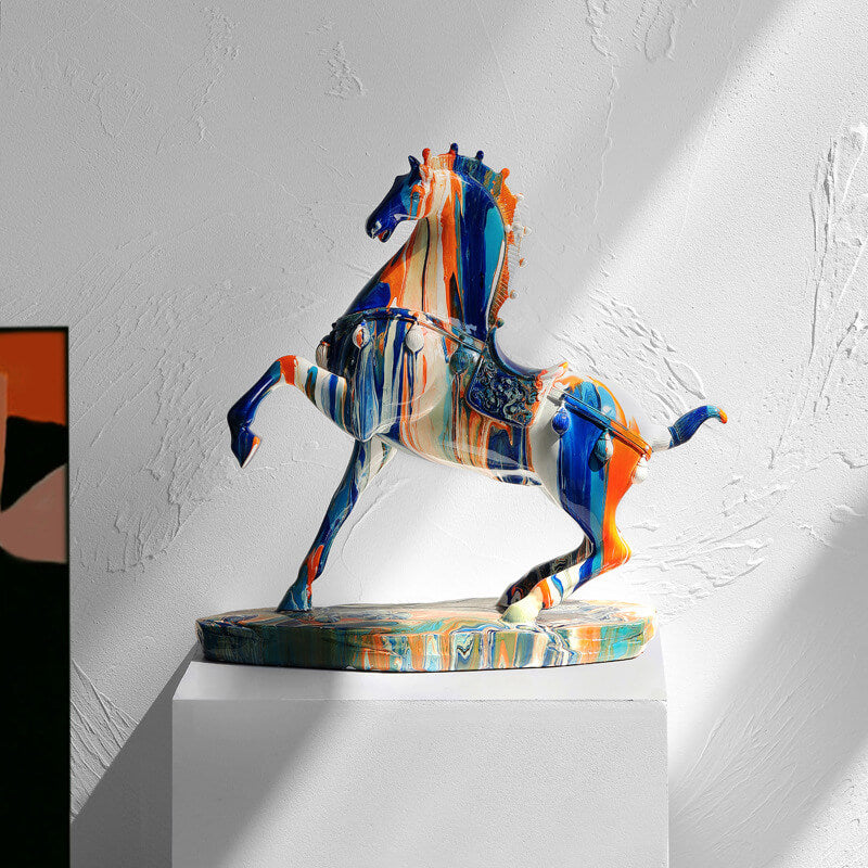 Lighteme Camouflage Horse Decorative Ornaments