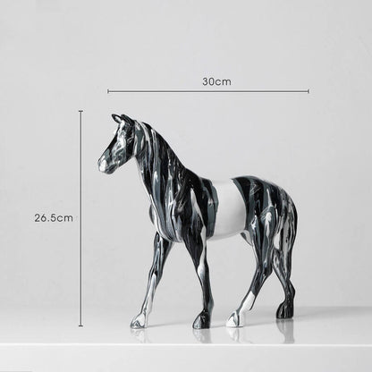 Lighteme Camouflage Horse Decorative Ornaments