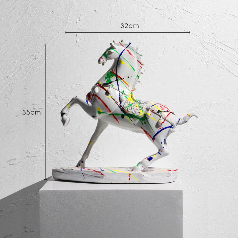Lighteme Camouflage Horse Decorative Ornaments