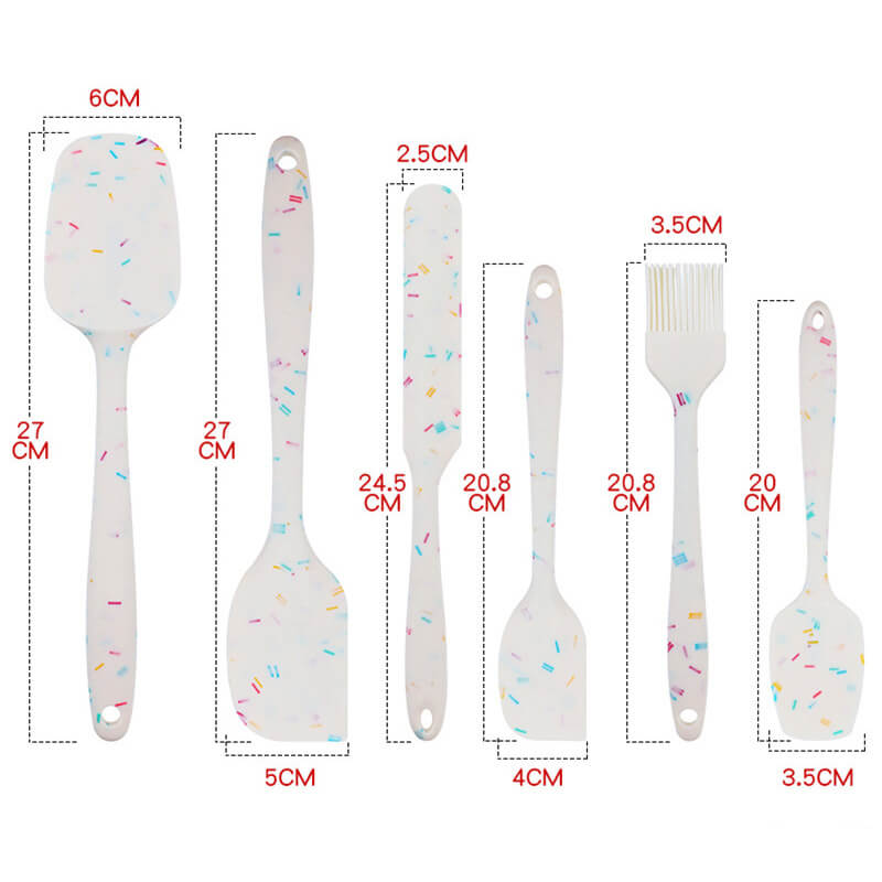 Ensemble de moules à pâtisserie en silicone Lighteme Candy Color