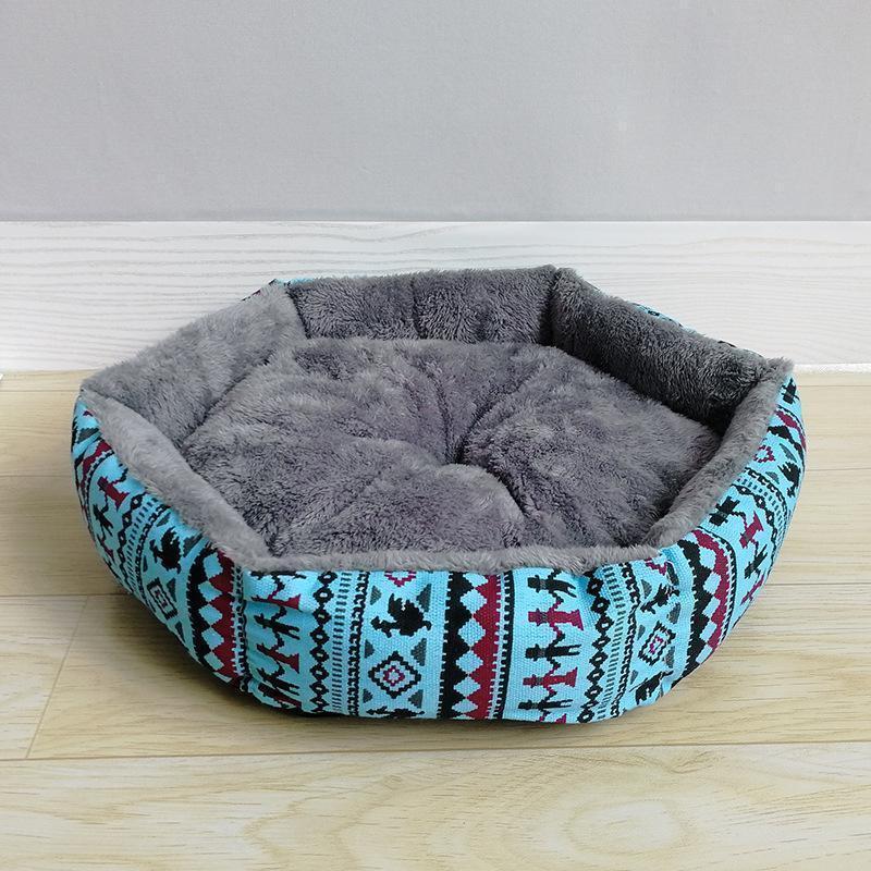Lighteme Canvas Puppy Kitten Winter Detachable Bed (2 colors & 3 sizes)