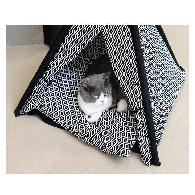 Lighteme Cat Tent  Wood Bracket Teepee