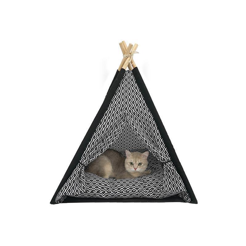 Lighteme Cat Tent  Wood Bracket Teepee