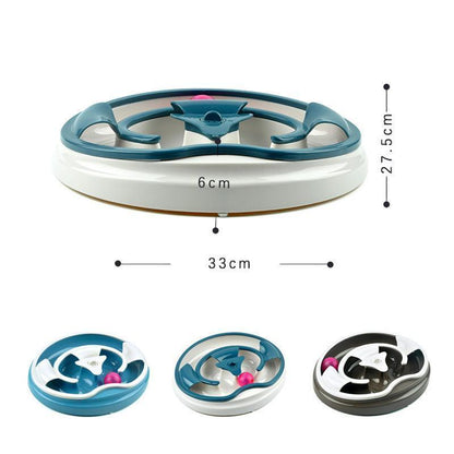 Lighteme Cat Turntable Track Acousto-optic Ball Toy (3 colors)