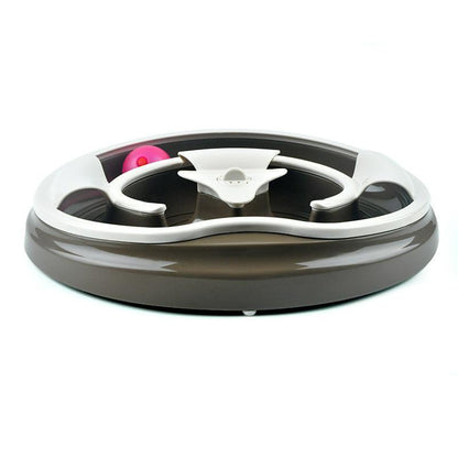 Lighteme Cat Turntable Track Acousto-optic Ball Toy (3 colors)