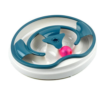 Lighteme Cat Turntable Track Acousto-optic Ball Toy (3 colors)