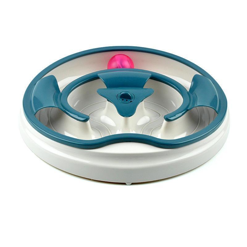Lighteme Cat Turntable Track Acousto-optic Ball Toy (3 colors)