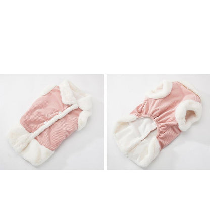 Lighteme Cat Winter Thickening Corduroy Waistcoat (5 colors)
