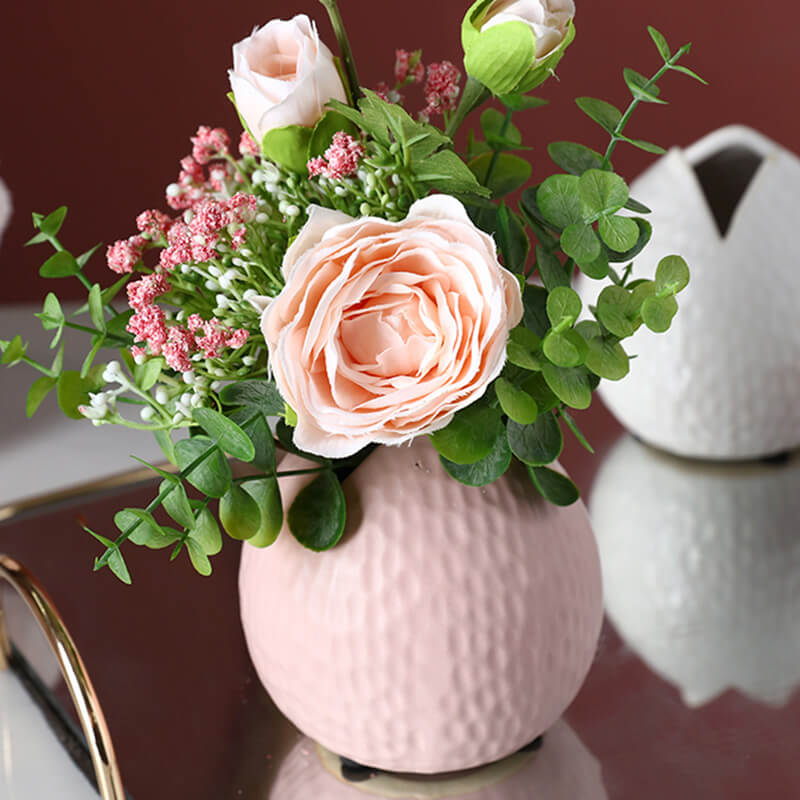 Lighteme Ceramic Embossed Vase