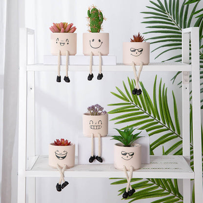 Lighteme Ceramic Emoji Vase
