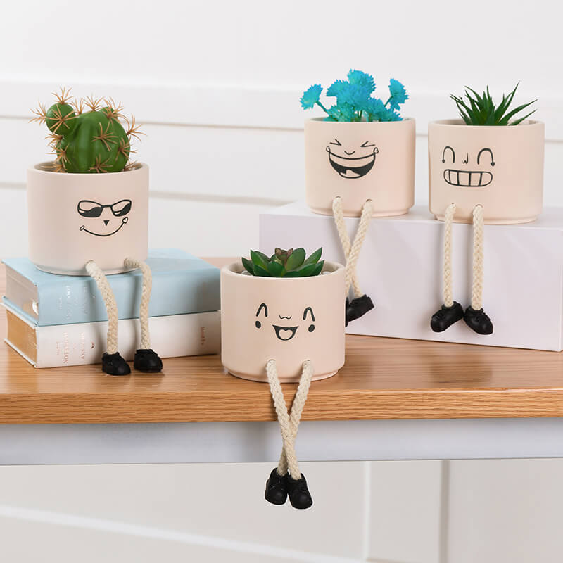 Lighteme Ceramic Emoji Vase