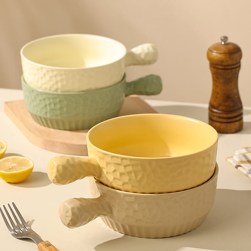 Lighteme Ceramic Handle Baking Bowl