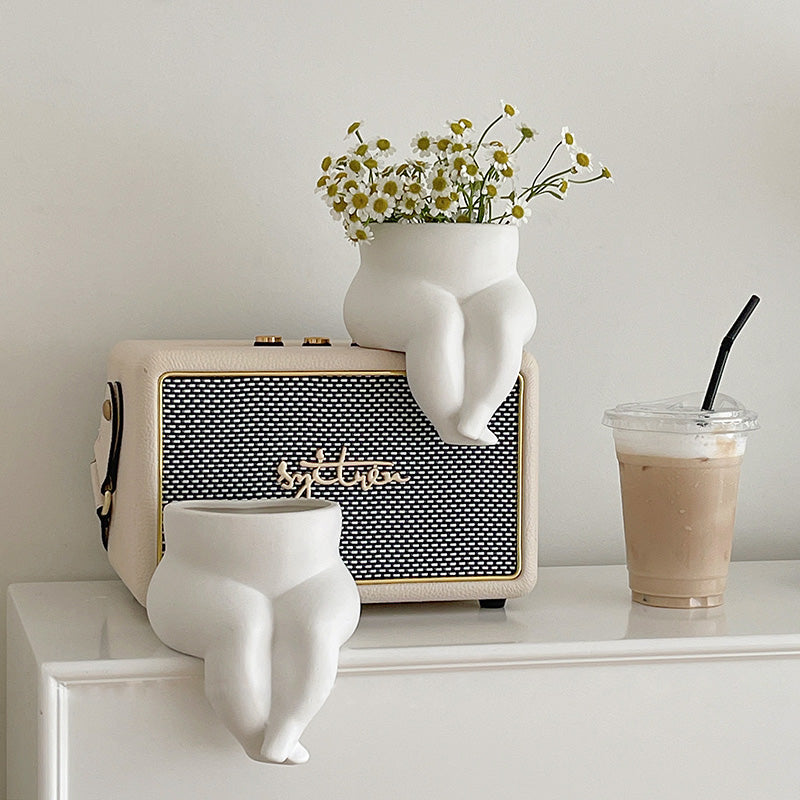 Lighteme Ceramic Leg Vase