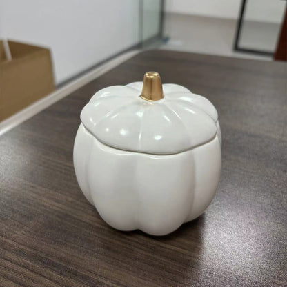 Lighteme Ceramic Pumpkin Candle Cup