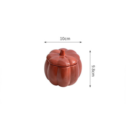 Lighteme Ceramic Pumpkin Candle Cup