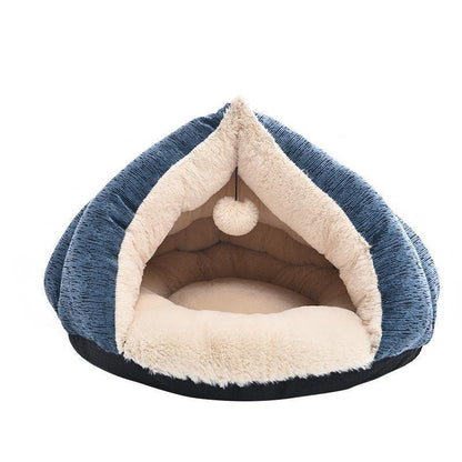 Lighteme Chenille Triangle PV Fleece Cat Bed (2 sizes)