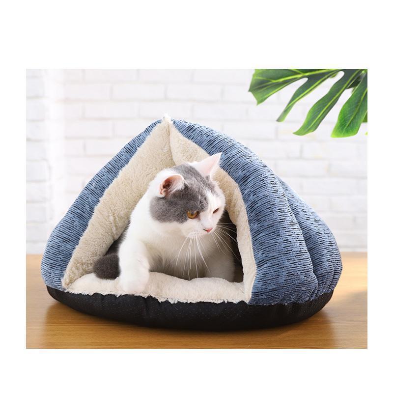 Lighteme Chenille Triangle PV Fleece Cat Bed (2 sizes)
