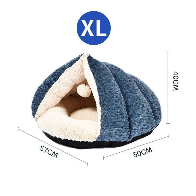 Lighteme Chenille Triangle PV Fleece Cat Bed (2 sizes)