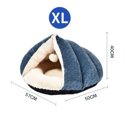Lighteme Chenille Triangle PV Fleece Cat Bed (2 sizes)