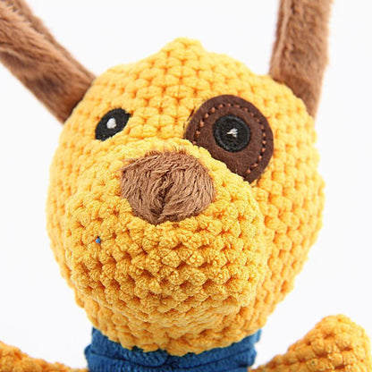 Lighteme Chew Squeaky Plush Dog's Toy (3 colors)