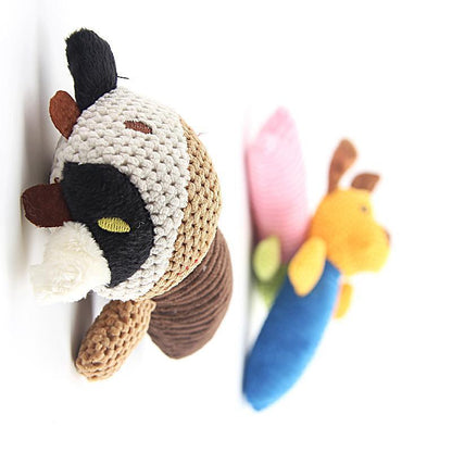 Lighteme Chew Squeaky Plush Dog's Toy (3 colors)