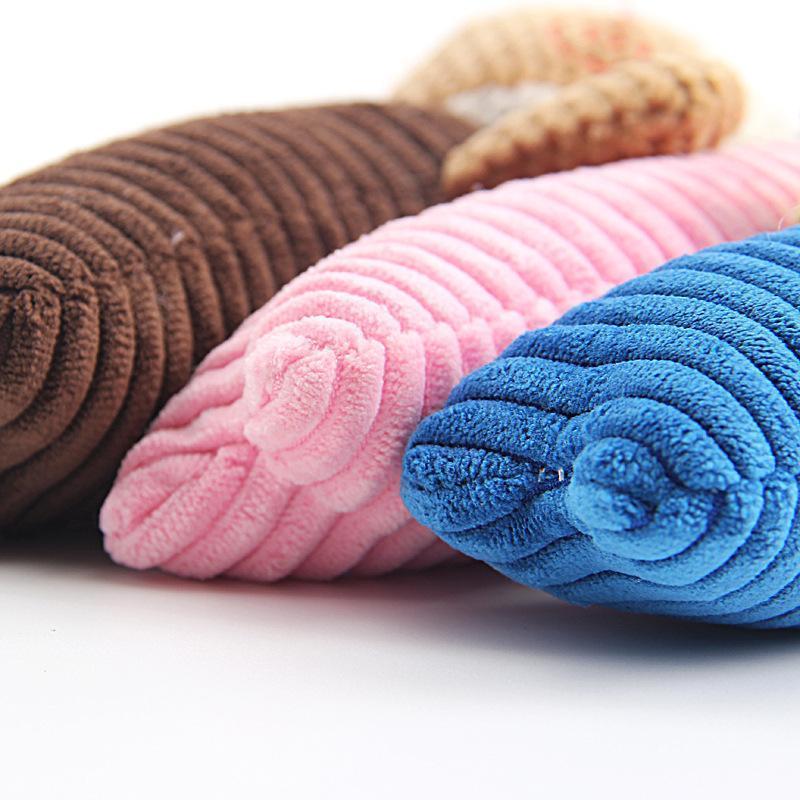Lighteme Chew Squeaky Plush Dog's Toy (3 colors)