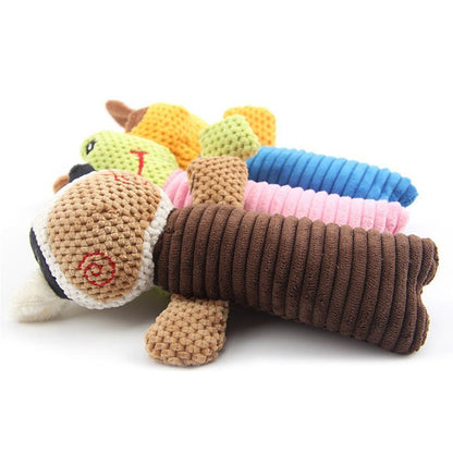 Lighteme Chew Squeaky Plush Dog's Toy (3 colors)
