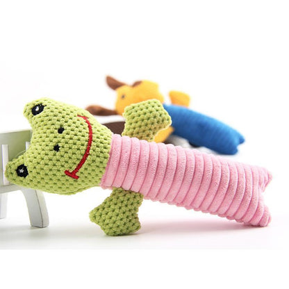 Lighteme Chew Squeaky Plush Dog's Toy (3 colors)