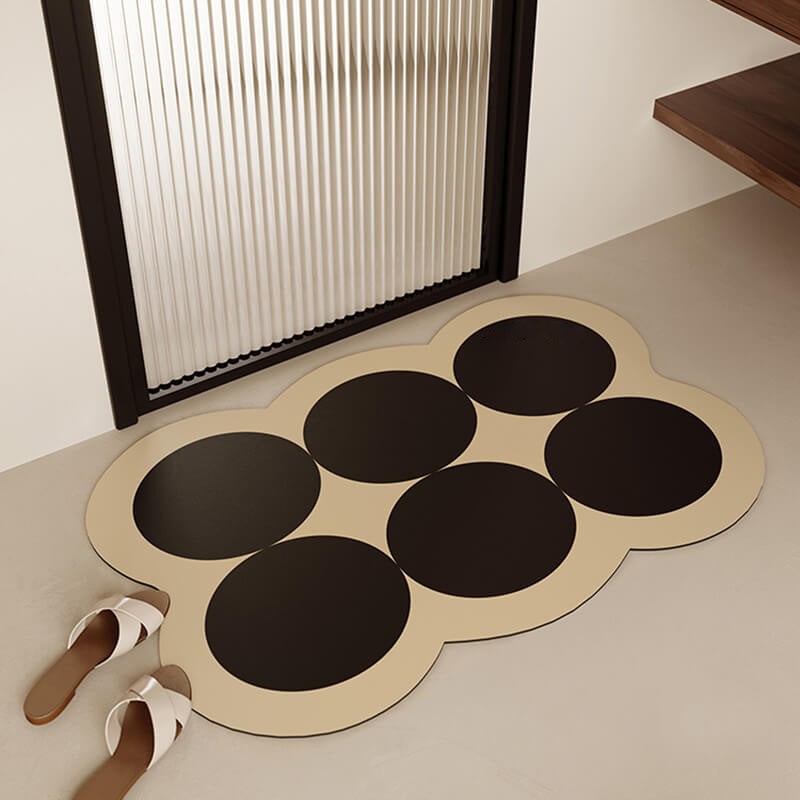 Lighteme Circle Color Matching Diatom Mud Bath Mat