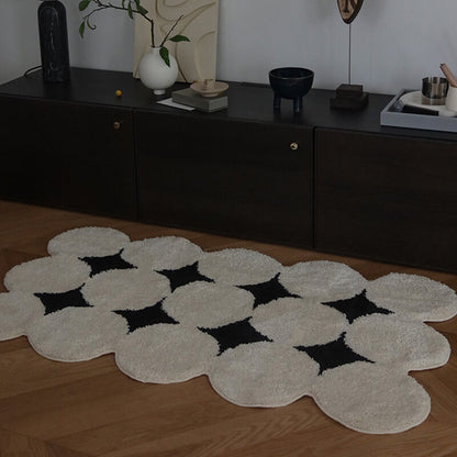 Lighteme Circle Pattern Decorative Rug