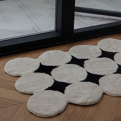 Lighteme Circle Pattern Decorative Rug