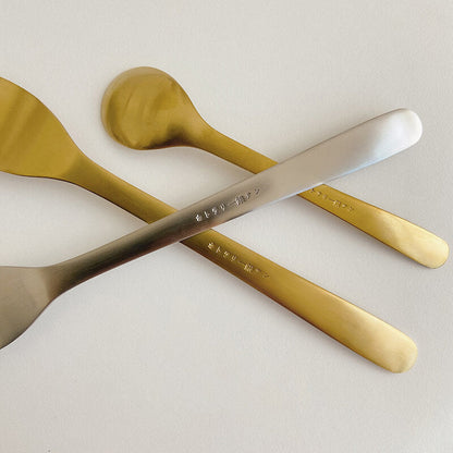 Lighteme Classic Simple Stainless Steel Flatware 5Pcs Set